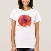 roter Klatschmohn T-Shirt (Vorderseite)