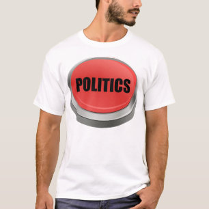 Roter Knopf - Politik T-Shirt