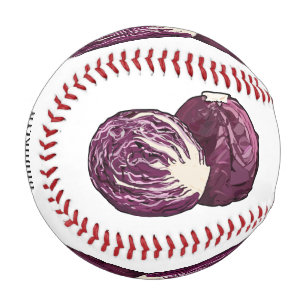 Roter Kohl Cartoon Abbildung Baseball
