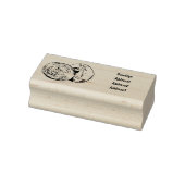 Roter Kohl Cartoon Abbildung Gummistempel (Stempel)