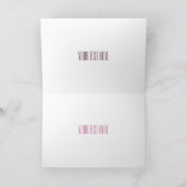 Roter Kohl Cartoon Abbildung Karte (Innenseite)