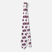 Roter Kohl Cartoon Abbildung Krawatte (Vorderseite)