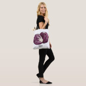 Roter Kohl Cartoon Abbildung Tasche (Am Model)