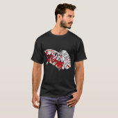 Roter Koi-Kupfer-Kampffisch T-Shirt (Vorne ganz)