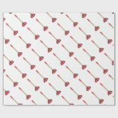 Roter Kolben Geschenkpapier (Flach)