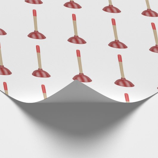 Roter Kolben Geschenkpapier (Ecke)