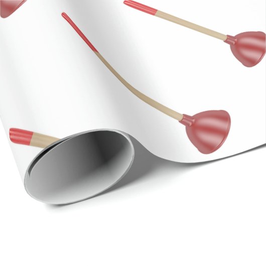 Roter Kolben Geschenkpapier (Rolleneckpunkt)