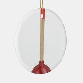 Roter Kolben Keramik Ornament (Rechts)