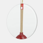 Roter Kolben Keramik Ornament (Links)