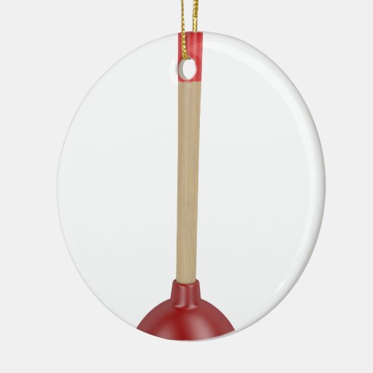 Roter Kolben Keramik Ornament (Links)