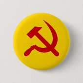 Roter Kommunismus Button (Vorderseite)