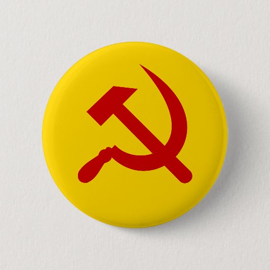 Roter Kommunismus Button (Vorderseite)