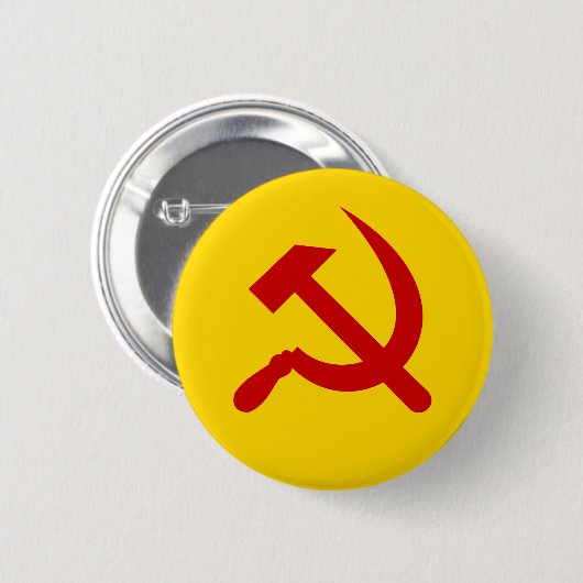 Roter Kommunismus Button (Vorne & Hinten)
