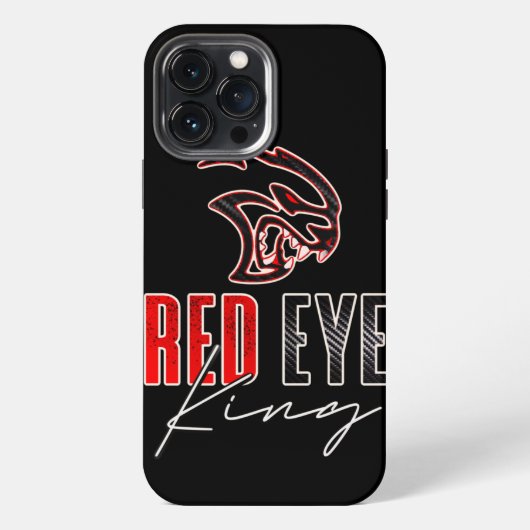 Roter König iPhone Hülle (Rückseite)