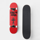 Roter König von Königen Skateboard Deck (Vorderseite)