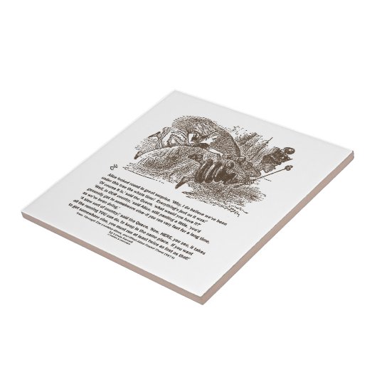 Roter Königin-Betrieb Alices, zum im gleichen Fliese (Seite)