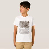 Roter Königin-Betrieb Alices, zum im gleichen T-Shirt (Vorne ganz)
