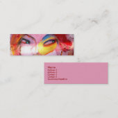 "Roter Kopf " Mini Visitenkarte (Vorne/Hinten)