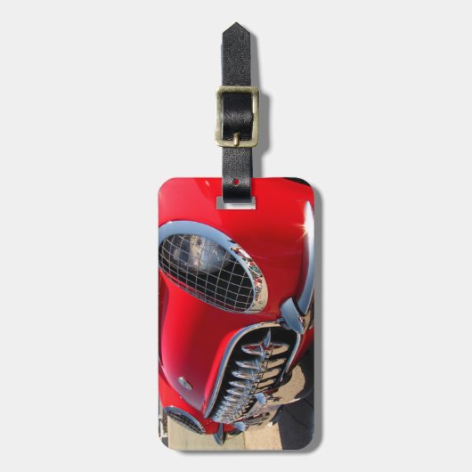 Roter Korvette ~ Gepäckanhänger (Vorderseite vertikal)
