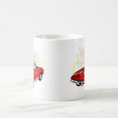 Roter KorvetteStingray oder Sting-Strahlnsportauto Kaffeetasse (Mittel)