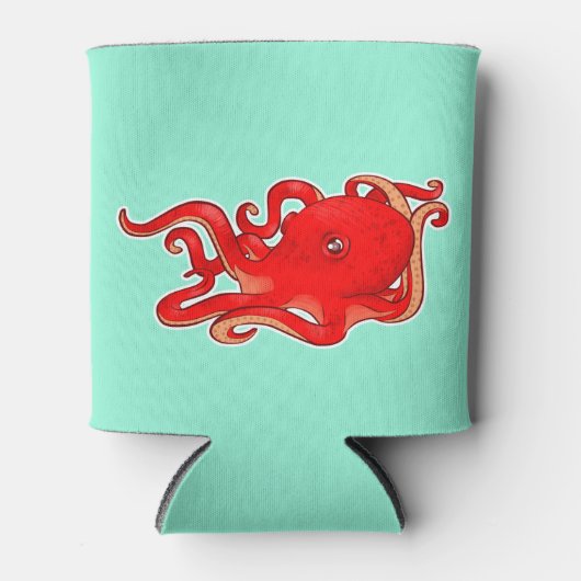 Roter Krake Dosenkühler (Vorderseite)