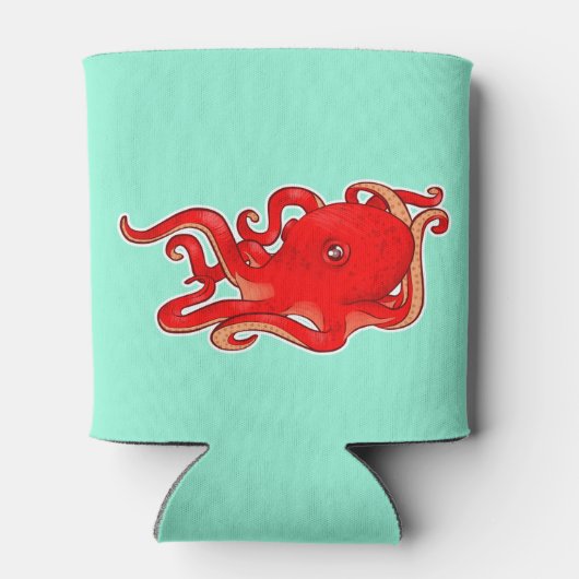 Roter Krake Dosenkühler (Rückseite)