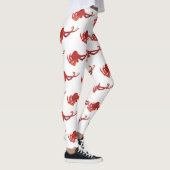 Roter Krake Leggings (Rechts)