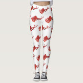 Roter Krake Leggings (Vorderseite)