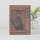 Roter Krampus-Fenstersschalter (Stehend Vorderseite)