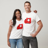 roter Krankenwagen T-Shirt (Unisex)