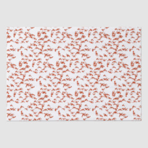 Roter Kraubfisch Seidenpapier