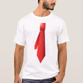 Roter Krawatten-T - Shirt (Vorderseite)