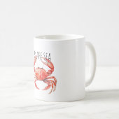 Roter Krebs am Meer Kaffeetasse (VorderseiteRechts)