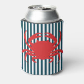 Roter Krebs auf Wasserreifen Dosenkühler (Kanne Rückseite)