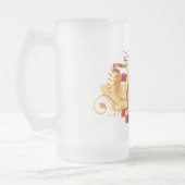 Roter Krebs Baron-"Tierkreis" 16-Unze-mattierte Mattglas Bierglas (Links)