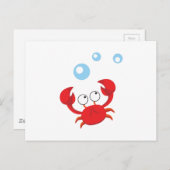 Roter Krebs Postkarte (Vorne/Hinten)
