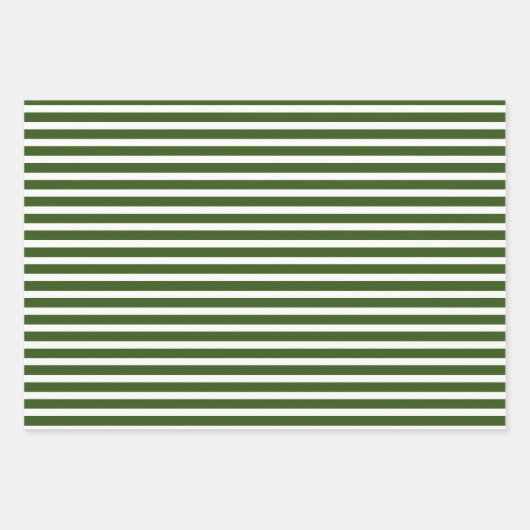 Roter Kreis Grüne Streifen Weihnachtsmuster Geschenkpapier Set (Vorderseite 2)