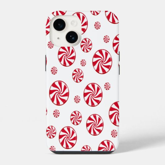 Roter Kreis iPhone Hülle (Rückseite)