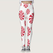 Roter Kreis Leggings (Vorderseite)