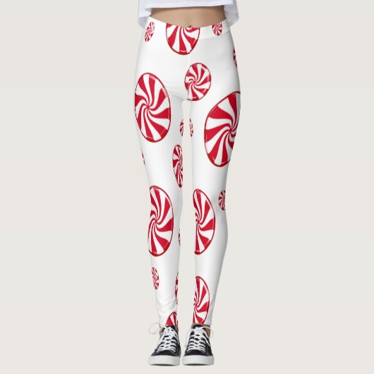 Roter Kreis Leggings (Vorderseite)