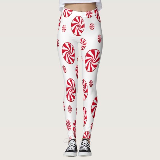 Roter Kreis Leggings (Vorderseite)