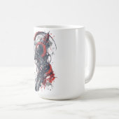 Roter Kreislauf-Traum Kaffeetasse (VorderseiteRechts)