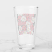 Roter Kristall Blütenblüten Glas (Rückseite)