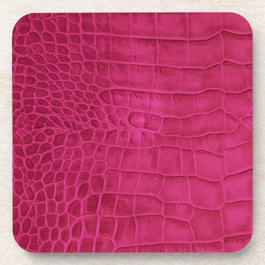 Roter Kroko Kirsche Untersetzer (Vorderseite)