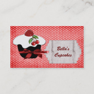 Roter Kuchen Business Cards Visitenkarte