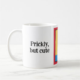 Roter Kugelkaktus, stachelig, aber niedlich, perso Kaffeetasse