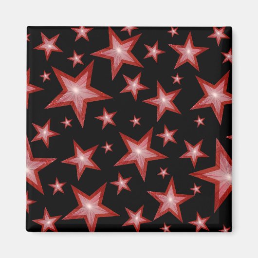 Roter Kühlschrankmagnet (Vorne)