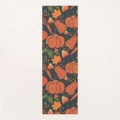 Roter Kürbis nahtlos Muster und Karotten Yogamatte (Vorderseite)