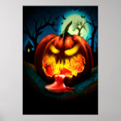 Roter Kürbiskürbis | AI Art Poster (Vorne)