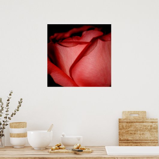Roter Kuss Poster (Küche)